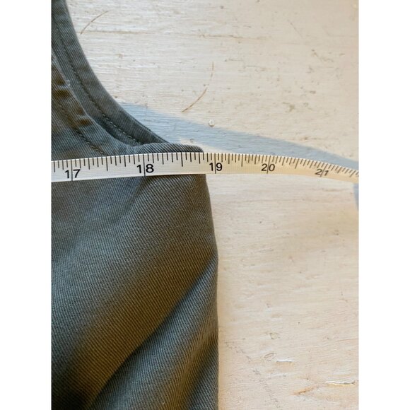 Hannah Women’s M Vest Olive Green Sleeveless Utility Vest With Pockets & Snap - Picture 5 of 14